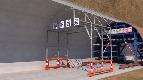 尖山区隧道施工动画制作公司 - 隧道施工工艺和施工方法 - 隧道施工汇报动画视频 - bim 工程施工动画